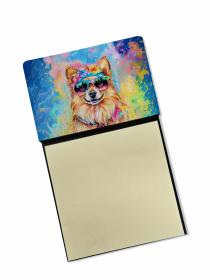 Pomeranian 5 Hippie Dawg Sticky Note Holder