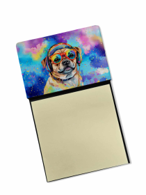 Pug 1 Hippie Dawg Sticky Note Holder