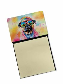 Pug 2 Hippie Dawg Sticky Note Holder