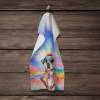 Pug 3 Hippie Dawg Kitchen Towel