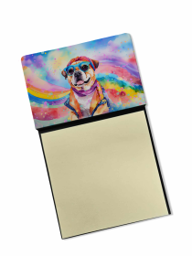 Pug 3 Hippie Dawg Sticky Note Holder