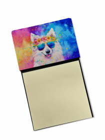 Samoyed 2 Hippie Dawg Sticky Note Holder