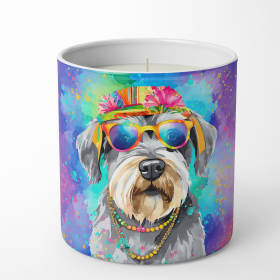 Schnauzer Hippie Dawg Decorative Soy Candle