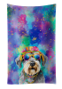 Schnauzer 1 Hippie Dawg Kitchen Towel