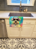 Schnauzer 2 Hippie Dawg Kitchen Towel