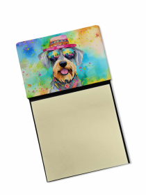 Schnauzer 3 Hippie Dawg Sticky Note Holder