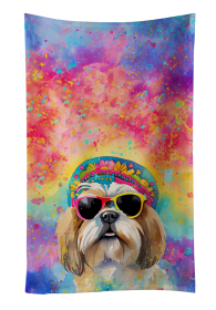 Shih Tzu 3 Hippie Dawg Kitchen Towel