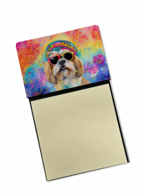 Shih Tzu 3 Hippie Dawg Sticky Note Holder