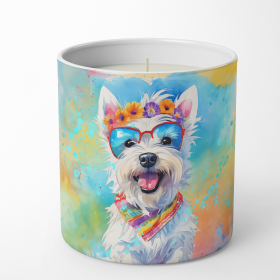 Westie/West Highland White Terrier Hippie Dawg Decorative Soy Candle