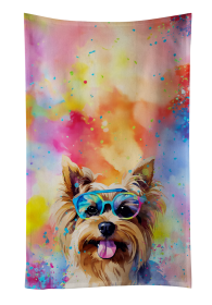 Yorkshire Terrier 6 Hippie Dawg Kitchen Towel