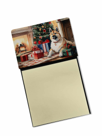 Akita Cozy Christmas Sticky Note Holder