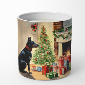 Australian Kelpie Cozy Christmas Decorative Soy Candle