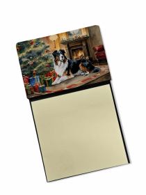 Australian Shepherd Cozy Christmas Sticky Note Holder