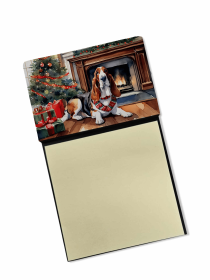 Basset Hound Cozy Christmas Sticky Note Holder