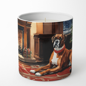 Boxer Cozy Christmas Decorative Soy Candle