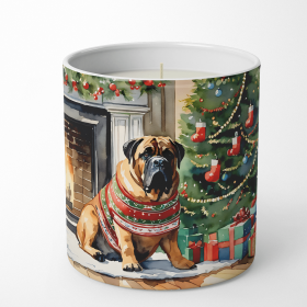 Bullmastiff Cozy Christmas Decorative Soy Candle