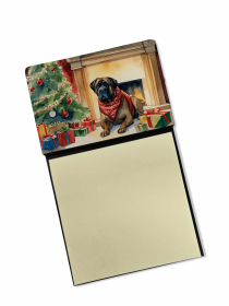 Bullmastiff 2 Cozy Christmas Sticky Note Holder