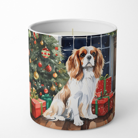 Cavalier King Charles Spaniel Cozy Christmas Decorative Soy Candle