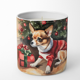 Chihuahua Cozy Christmas Decorative Soy Candle