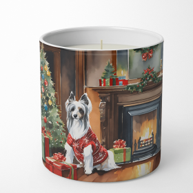 Chinese Crested Cozy Christmas Decorative Soy Candle