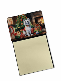 Chinese Crested 2 Cozy Christmas Sticky Note Holder