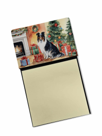 Collie Cozy Christmas Sticky Note Holder