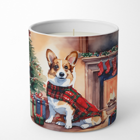 Corgi Cozy Christmas Decorative Soy Candle