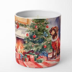 Dachshund Cozy Christmas Decorative Soy Candle