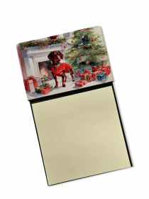 Dachshund 2 Cozy Christmas Sticky Note Holder