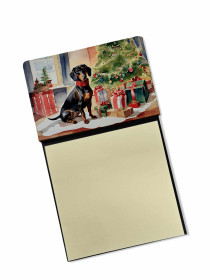 Dachshund 3 Cozy Christmas Sticky Note Holder