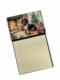 Dachshund 4 Cozy Christmas Sticky Note Holder