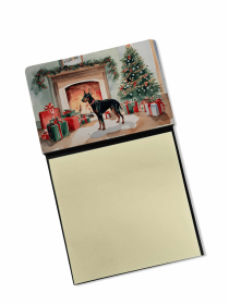 Doberman Cozy Christmas Sticky Note Holder