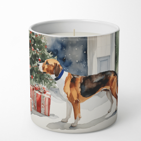 English Foxhound Cozy Christmas Decorative Soy Candle