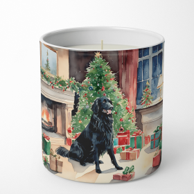 Flat-Coated Retriever Cozy Christmas Decorative Soy Candle