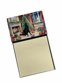 Flat-Coated Retriever 1 Cozy Christmas Sticky Note Holder