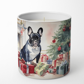 French Bulldog Cozy Christmas Decorative Soy Candle