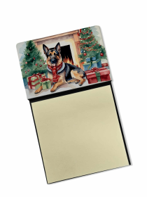 German Shepherd Cozy Christmas Sticky Note Holder