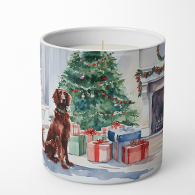 Irish Setter Cozy Christmas Decorative Soy Candle