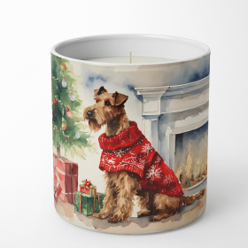 Irish Terrier Cozy Christmas Decorative Soy Candle