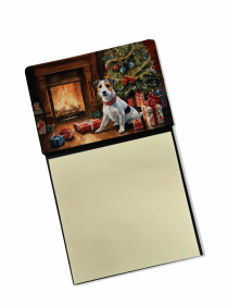 Jack Russell Terrier 2 Cozy Christmas Sticky Note Holder