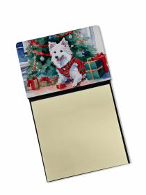 Japanese Spitz 1 Cozy Christmas Sticky Note Holder