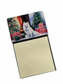 Japanese Spitz 2 Cozy Christmas Sticky Note Holder