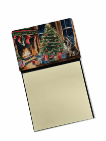 Keeshond 1 Cozy Christmas Sticky Note Holder