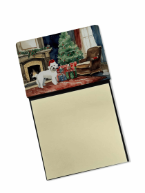 Maltese Cozy Christmas Sticky Note Holder