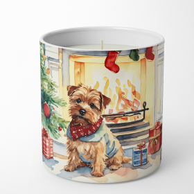 Norfolk Terrier Cozy Christmas Decorative Soy Candle