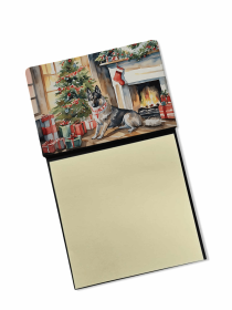 Norwegian Elkhound1 Cozy Christmas Sticky Note Holder