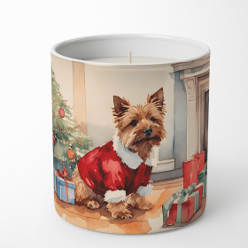 Norwich Terrier Cozy Christmas Decorative Soy Candle