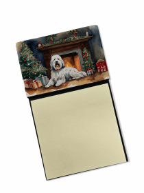 Old English Sheepdog 1 Cozy Christmas Sticky Note Holder