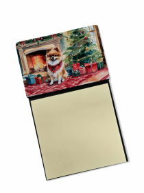 Pomeranian 2 Cozy Christmas Sticky Note Holder