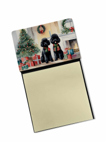 Poodle 2 Cozy Christmas Sticky Note Holder